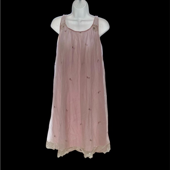 Vintage 50s 60s ILGWU Nightgown Chemise Retro Pinup Sabrina Carpenter - Picture 9 of 10